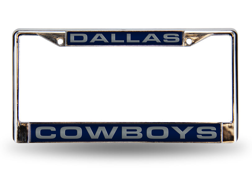 Dallas Cowboys Laser Chrome License Plate Frame