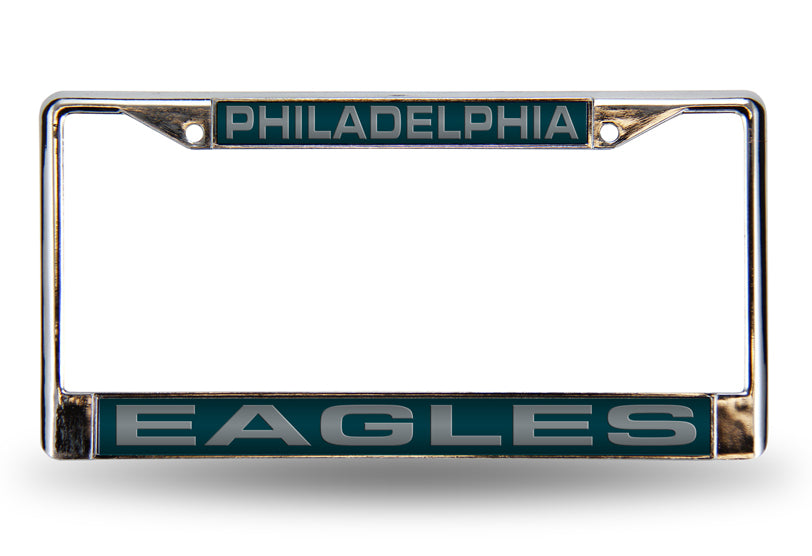 Philadelphia Eagles Laser Chrome License Plate Frame