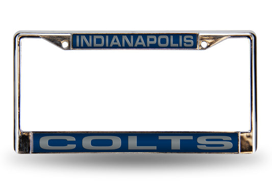 Indianapolis Colts Laser Chrome License Plate Frame