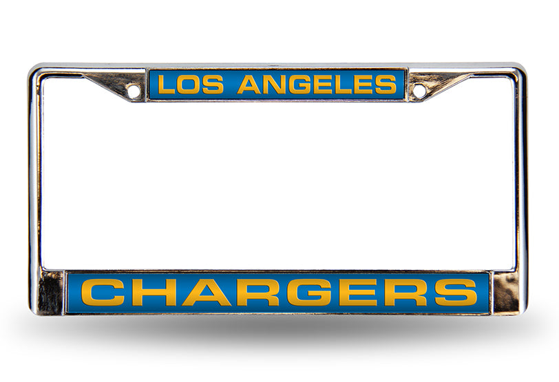 Los Angeles Chargers Laser Chrome License Plate Frame