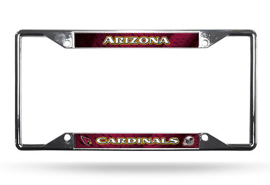 Arizona Cardinals EZ View Chrome License Plate Frame