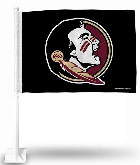 Florida State Seminoles Black Car Flag