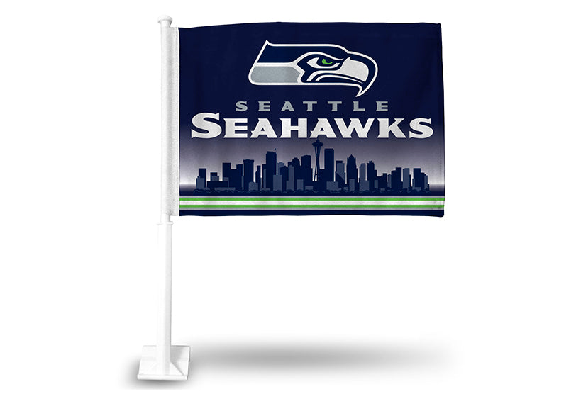 Seattle Seahawks Car Flag