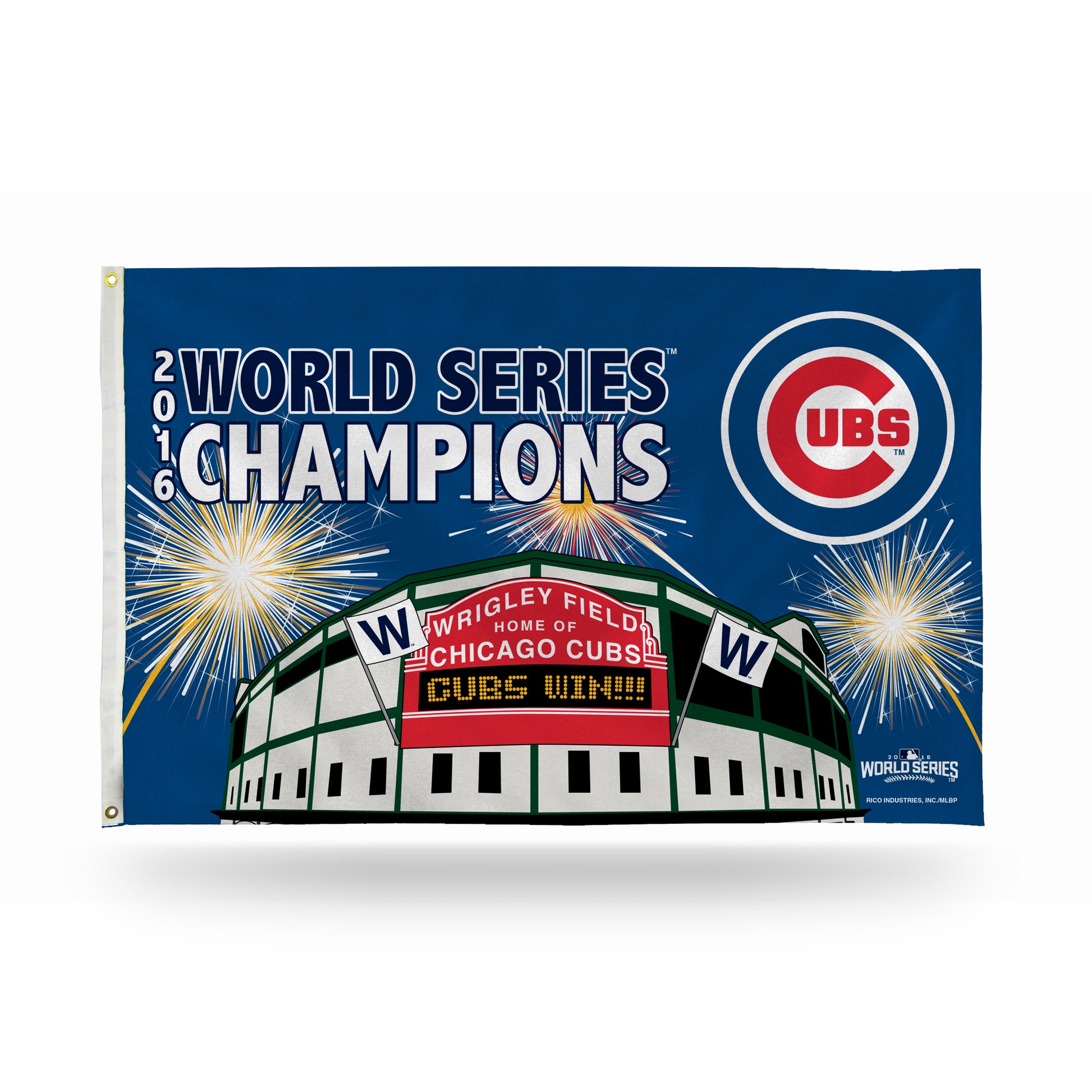 Chicago Cubs World  Series Champs Banner Flag