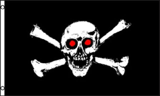 Skull And Crossbones Polyester Flag