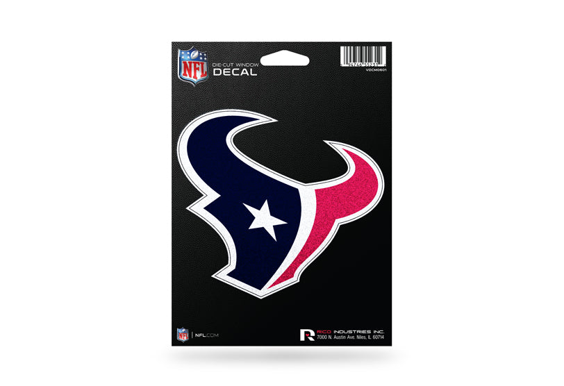 Houston Texans Glitter Die Cut Vinyl Decal