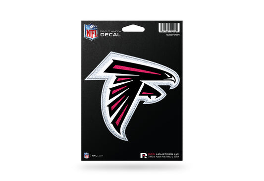 Atlanta Falcons Glitter Die Cut Vinyl Decal