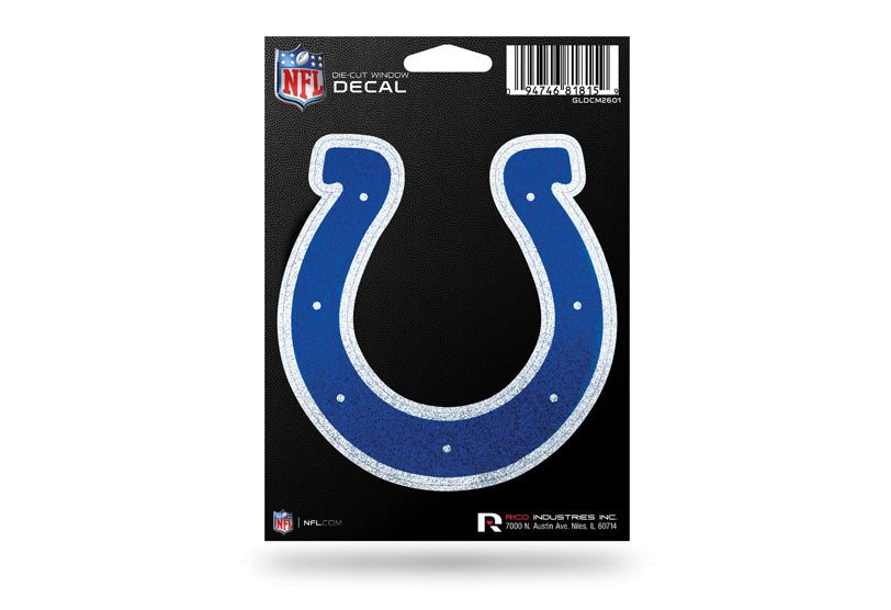 Indianapolis Colts Glitter Die Cut Vinyl Decal