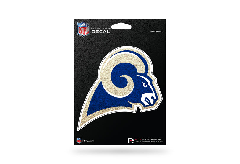 Los Angeles Rams Glitter Die Cut Vinyl Decal