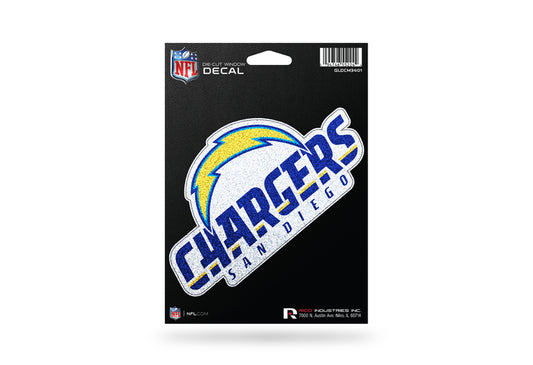 San Diego Chargers Glitter Die Cut Vinyl Decal