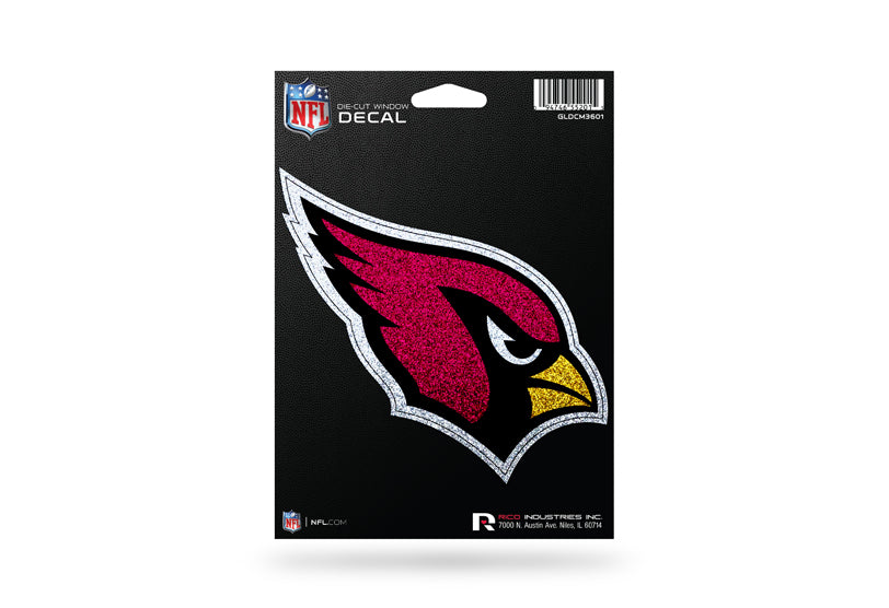 Arizona Cardinals Glitter Die Cut Vinyl Decal