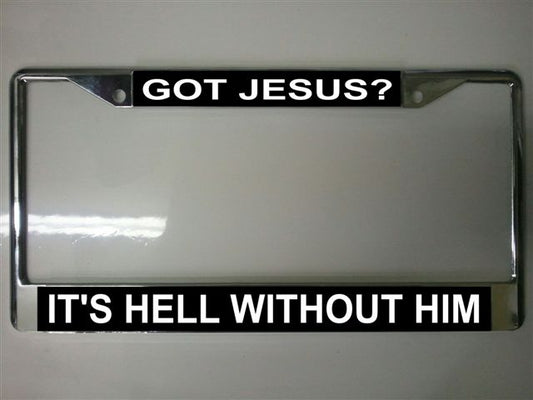 Got Jesus Photo License Plate Frame