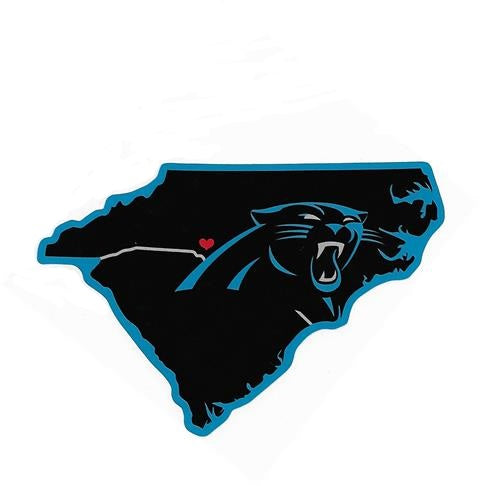 Carolina Panthers Home State Vinyl Sticker