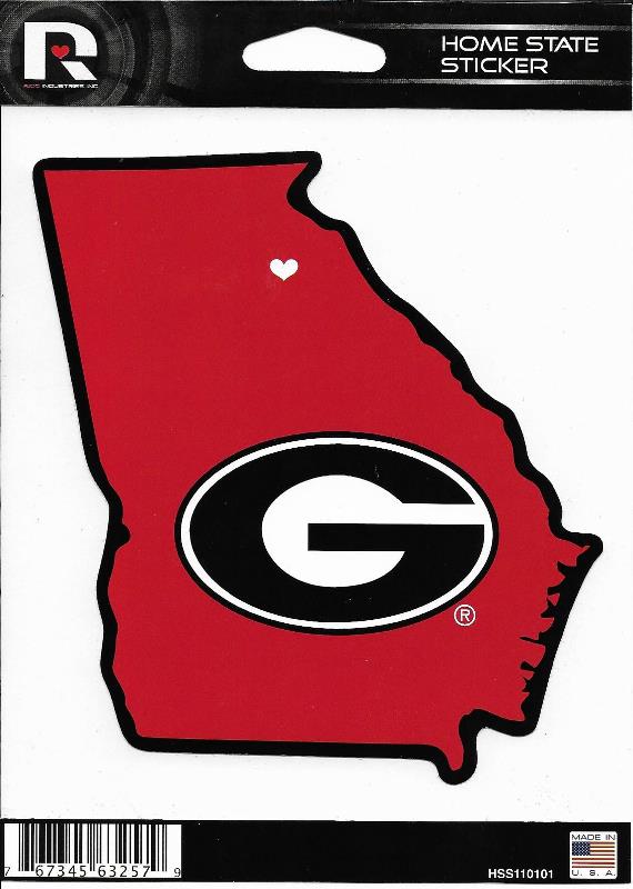 Georgia Bulldogs Home State Vinyl Sticker