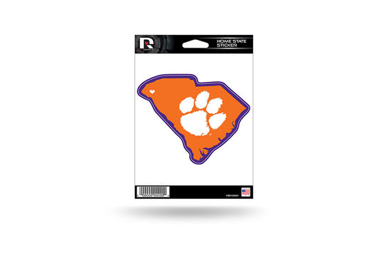 Clemson Tigers Home State Vinyl Sticker