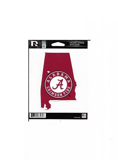 Alabama Crimson Tide Home State Vinyl Sticker