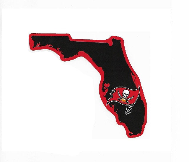 Tampa Bay Buccaneers Home State Vinyl Sticker