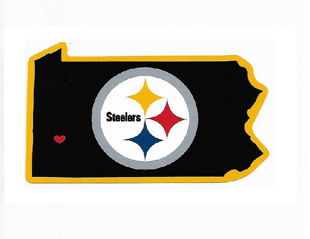 Pittsburgh Steelers Home State Vinyl Sticker