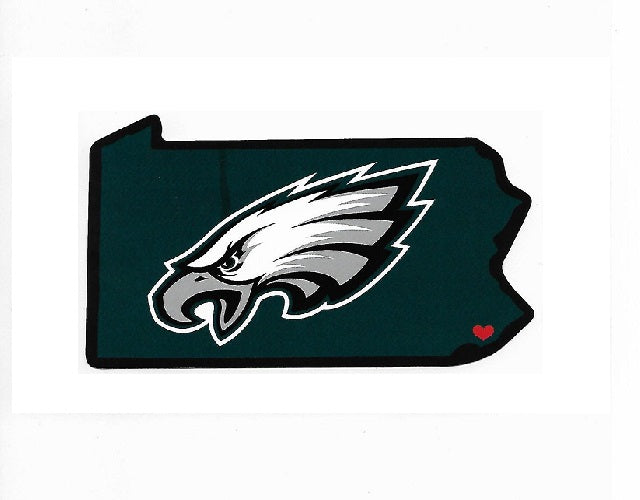 Philadelphia Eagles Home State Vinyl Sticker