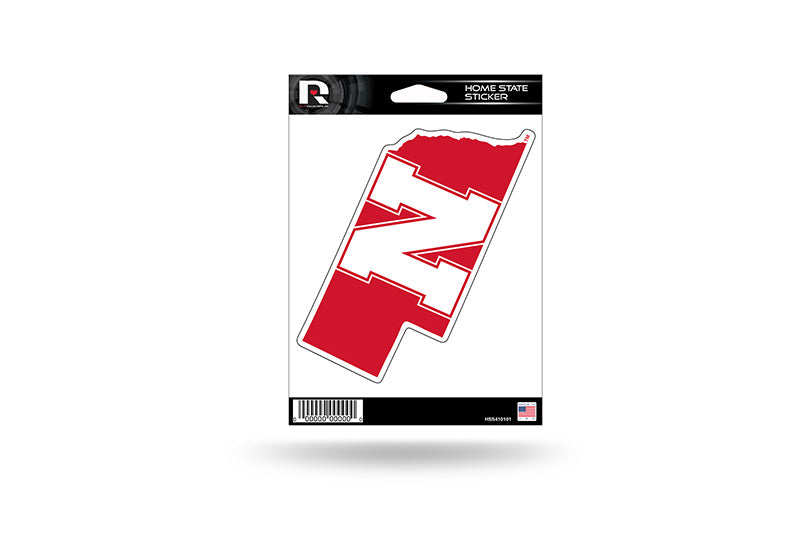 Nebraska Cornhuskers Home State Vinyl Sticker