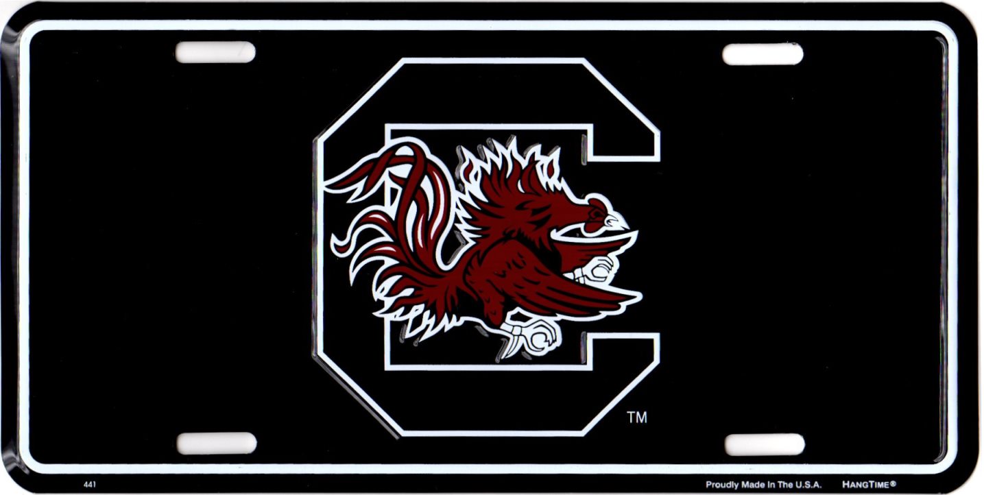 South Carolina Gamecocks License Plate