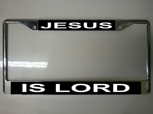 Jesus Is Lord Photo License Plate Frame