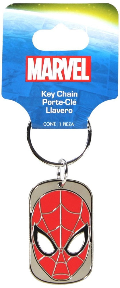 Marvel Spiderman Dog Tag Keychain