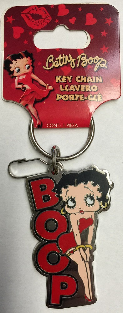 Betty Boop Enamel Keychain