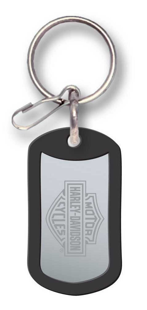 Harley-Davidson Bar & Shield Dog Tag Keychain