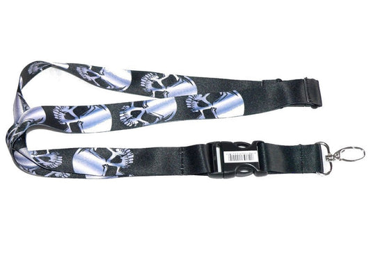 Biker Skull Lanyard