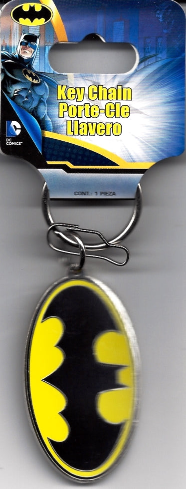 Batman Oval Metal Keychain