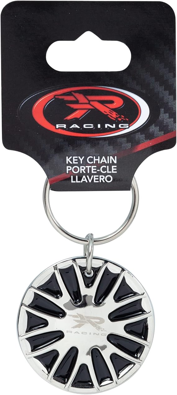 R Racing Metal Enamel Key Chain