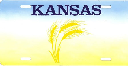 Design It Yourself Custom Kansas State Look-Alike Plate #5