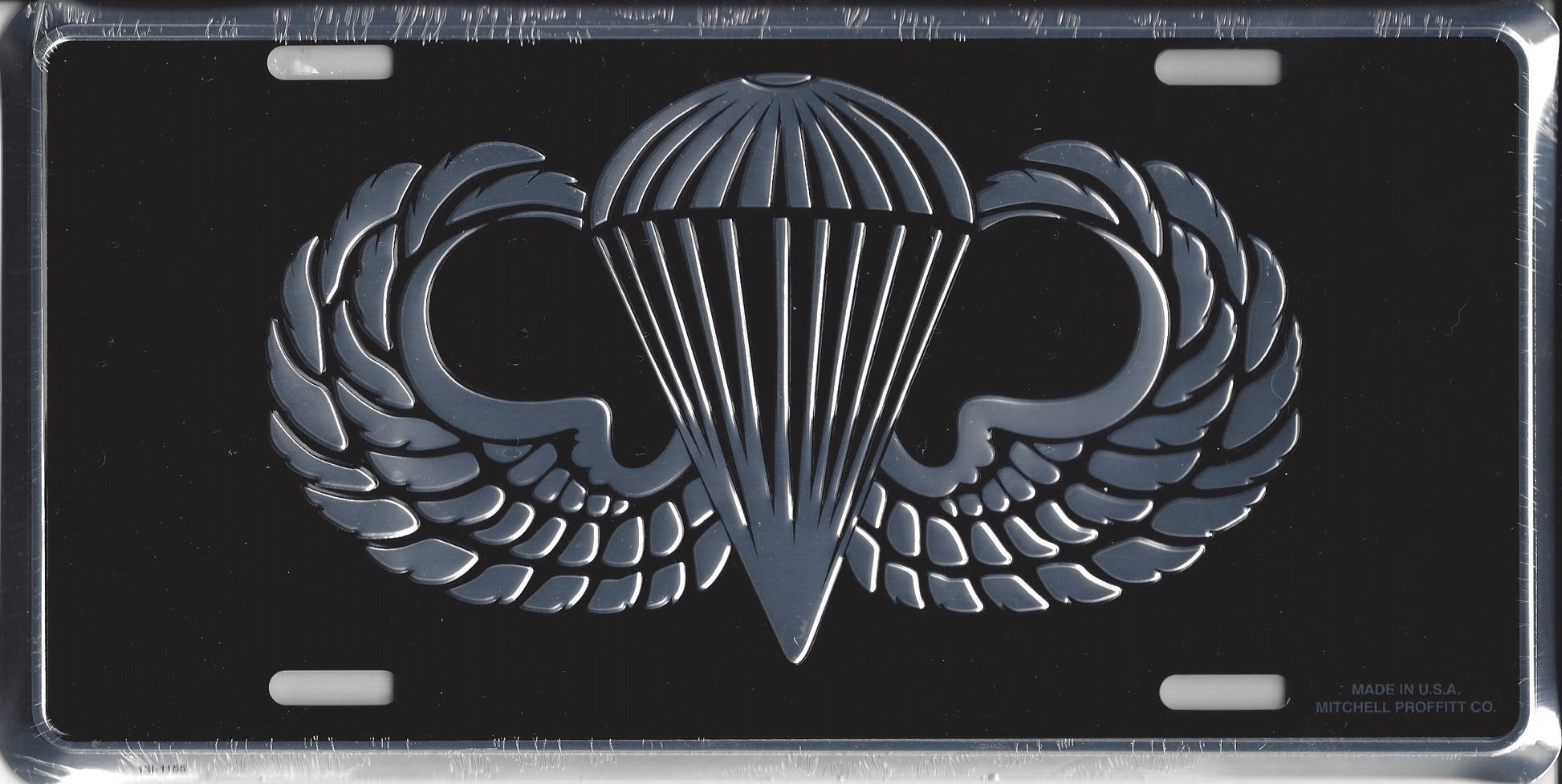 Army Paratrooper Wings License Plate