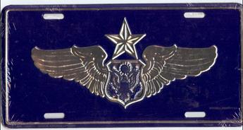 Air Force Senior Aircrew Officer License Plate