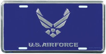 New Air Force Emblem License Plate