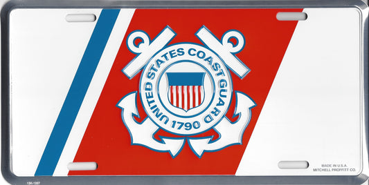 United States Coast Guard License Plate