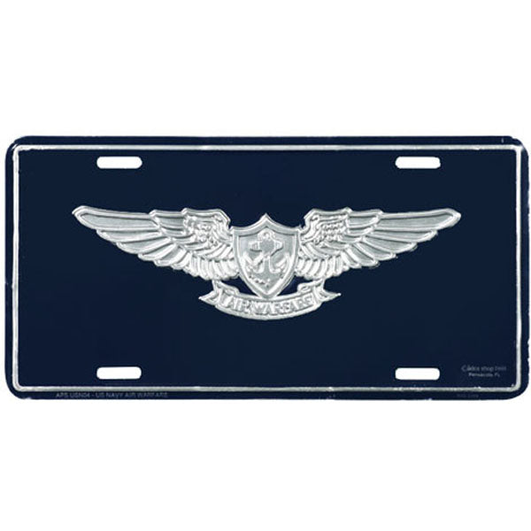 U.S. Navy Air Warfare Logo License Plate