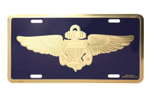 U.S. Navy Aviator Logo License Plate