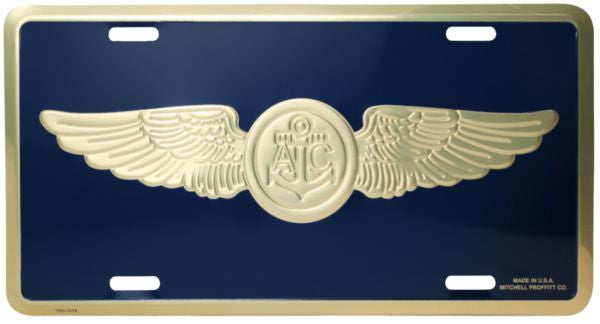 U.S. Navy Aircrew Logo License Plate