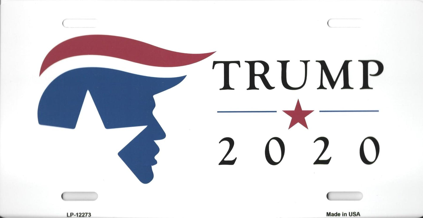 TRUMP 2020 Metal License Plate