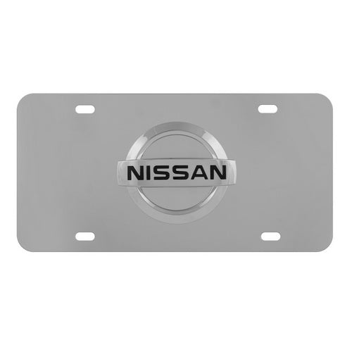 Nissan Stainless Steel License Plate