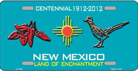 New Mexico Metal License Plate