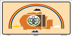 Navajo Flag License Plate