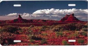 Southwest United States Red Rocks License Plate