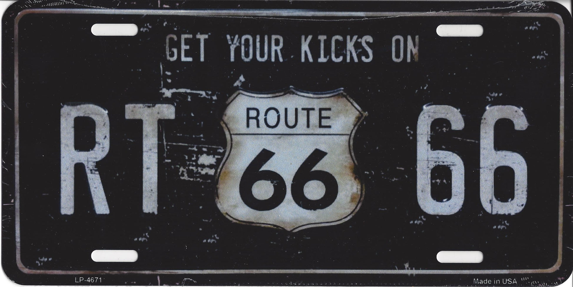 Route 66 RT 66 License Plate