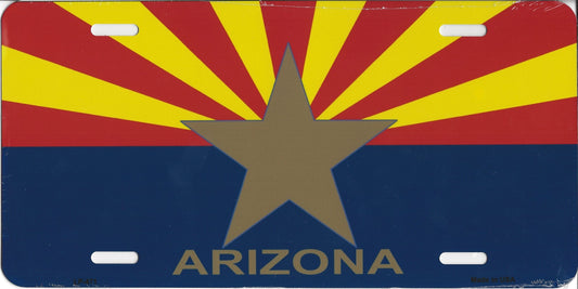 Arizona Big Star (Arizona) License Plate