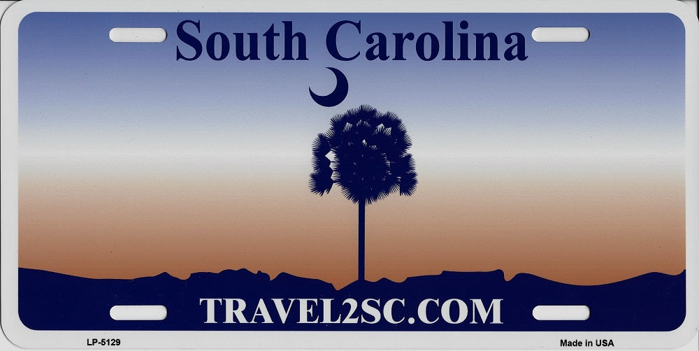 South Carolina State Look A Like Metal License Plate