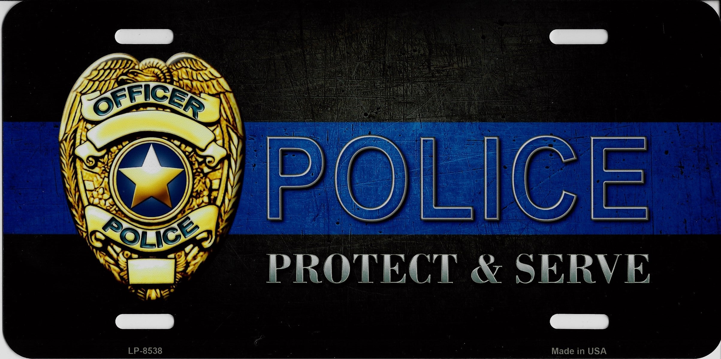 Police Plates Occupation - Law Enforcement License Plates – Auto License Plates Frames