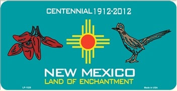 New Mexico State License Plate